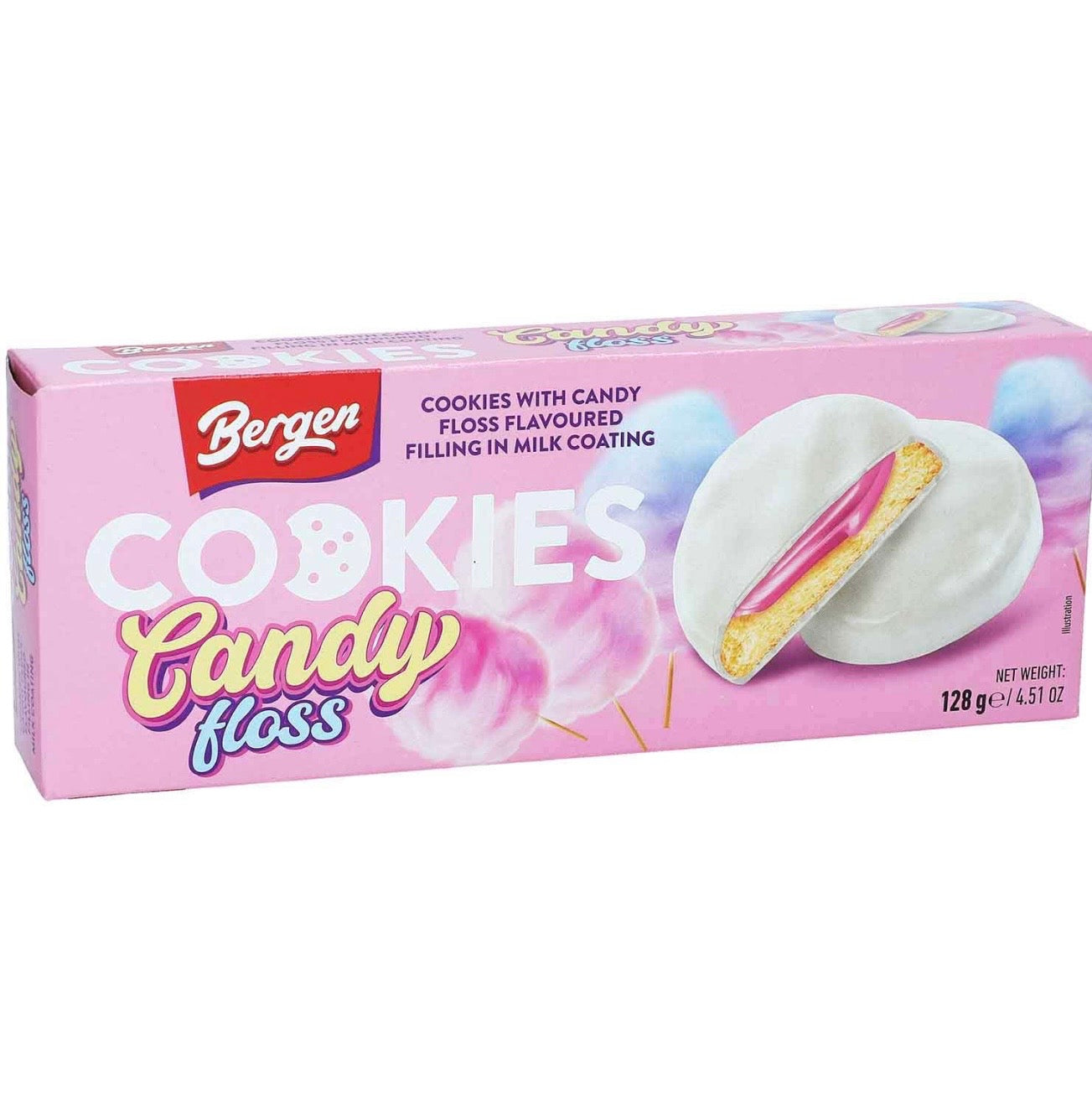 Bergen - Cookies Candy Floss 128g