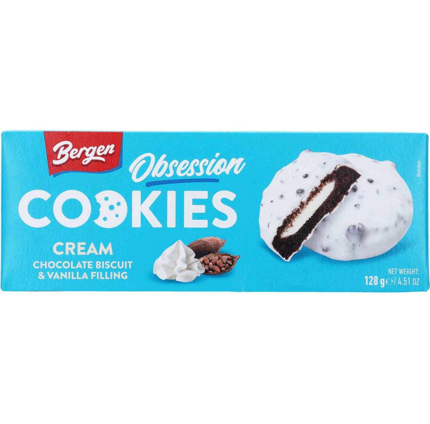 Bergen - Obsession Cookies Cream 128g