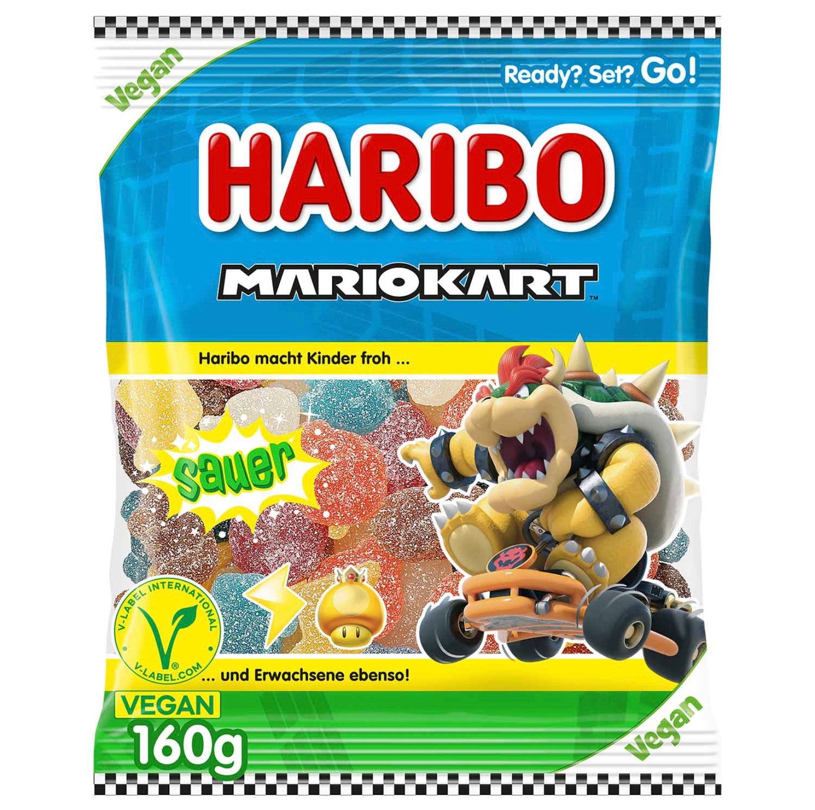 Haribo - Mario Kart sauer vegan 160g
