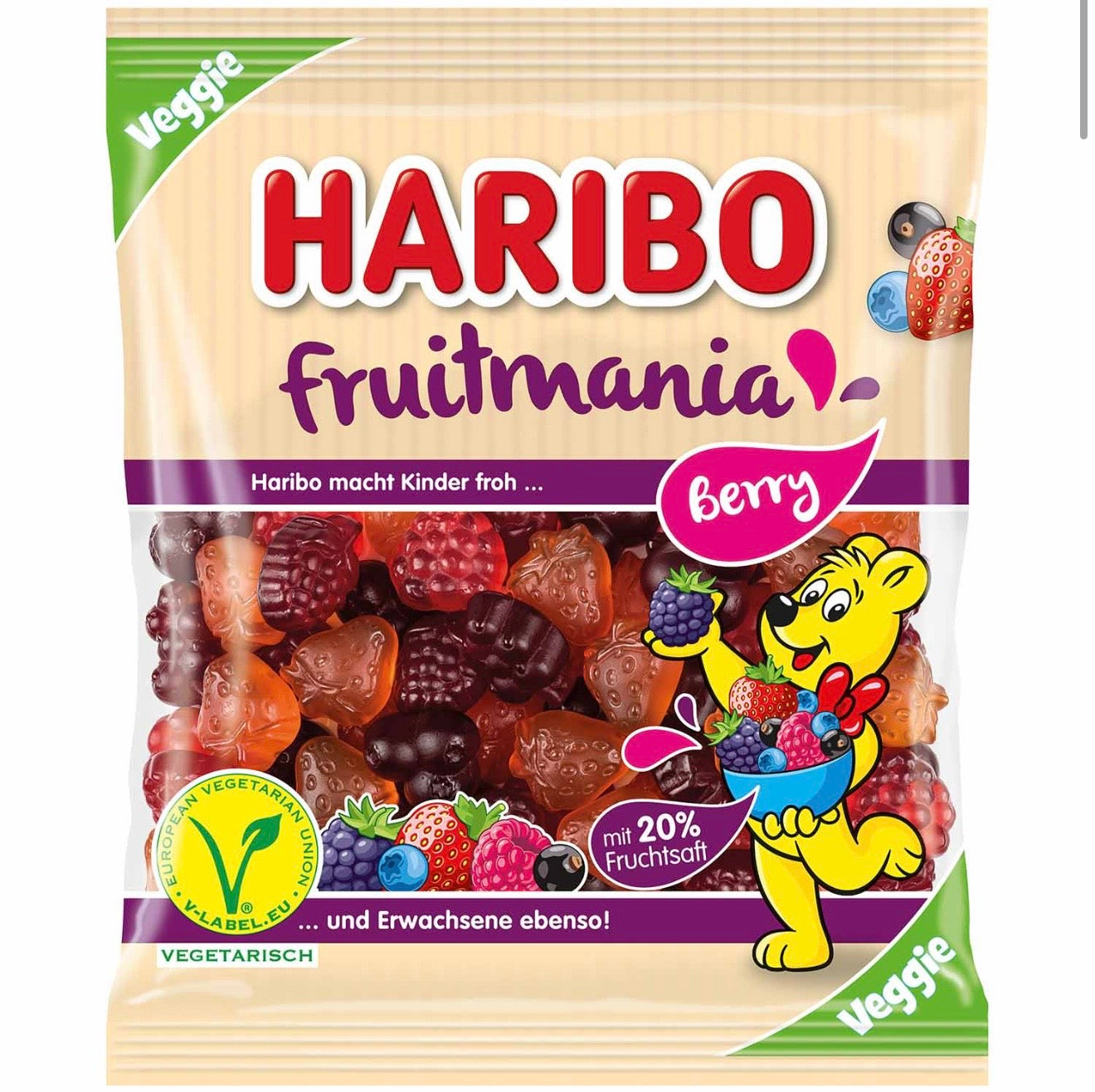 Haribo - Fruitmania Berry 160g