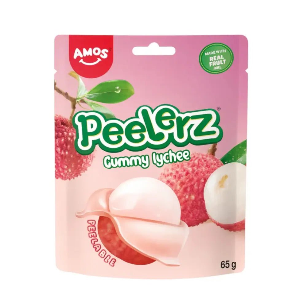 Amos - Peel off Lychee 65G - snackverse.ch