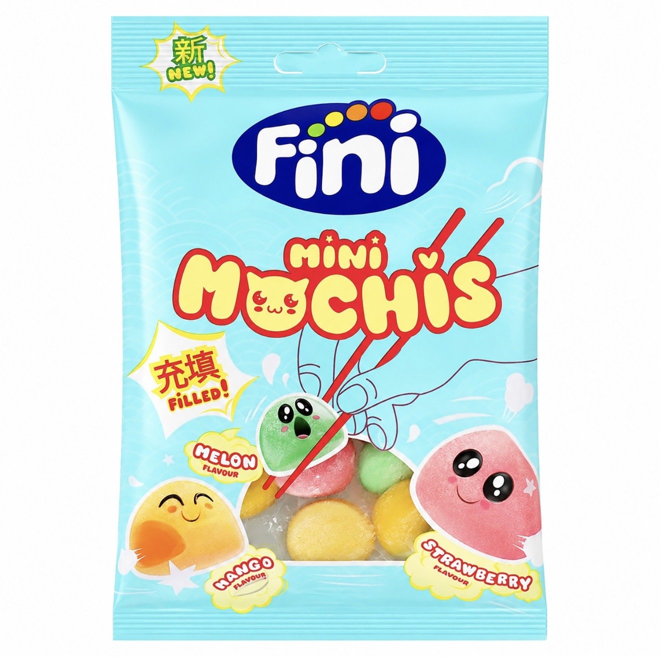 Fini - Mini Mochis Melon Mango Strawberry 90g - snackverse.ch