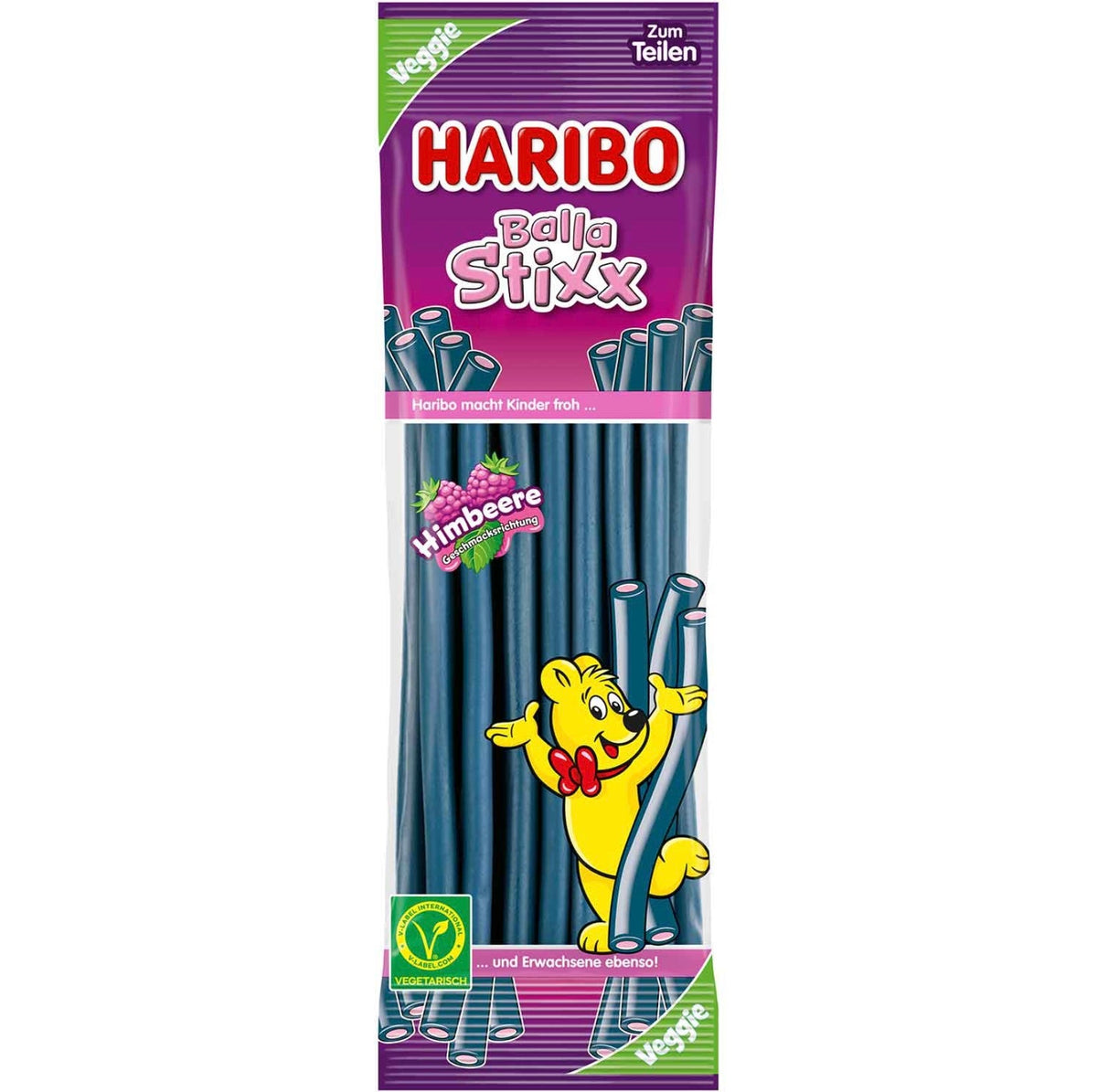 Haribo - Balla Stixx Himbeere 200g - snackverse.ch