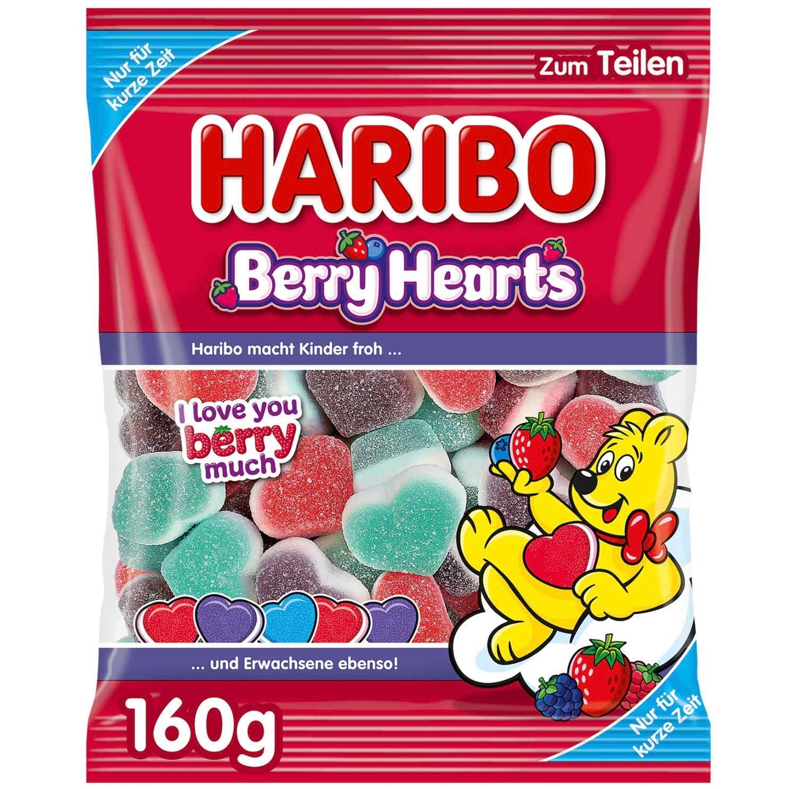 Haribo - Berry Hearts 160g - snackverse.ch