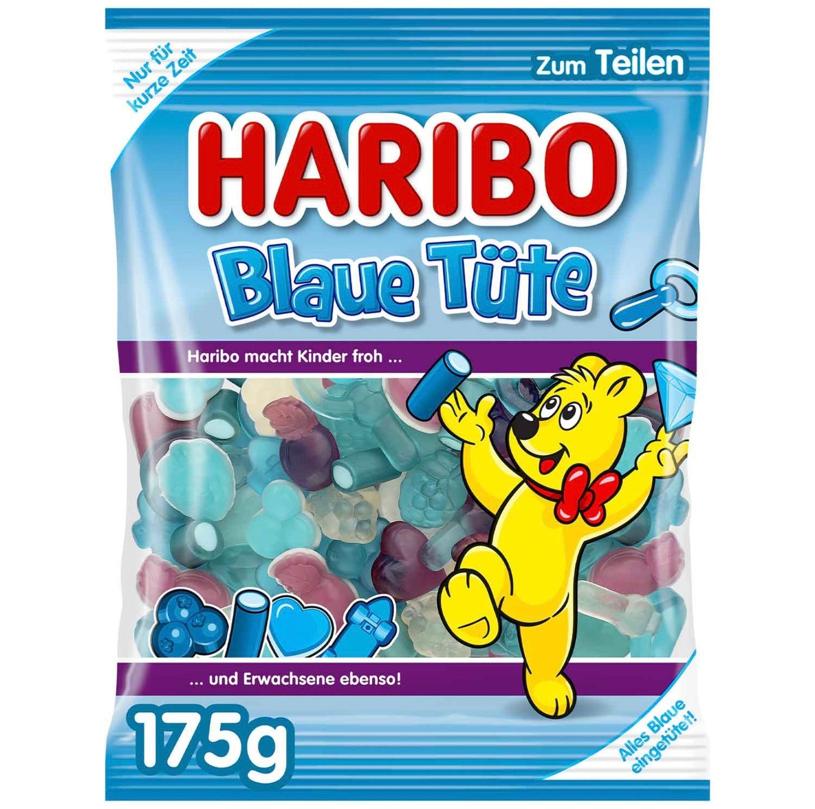 Haribo - Blaue Tüte 175g - snackverse.ch