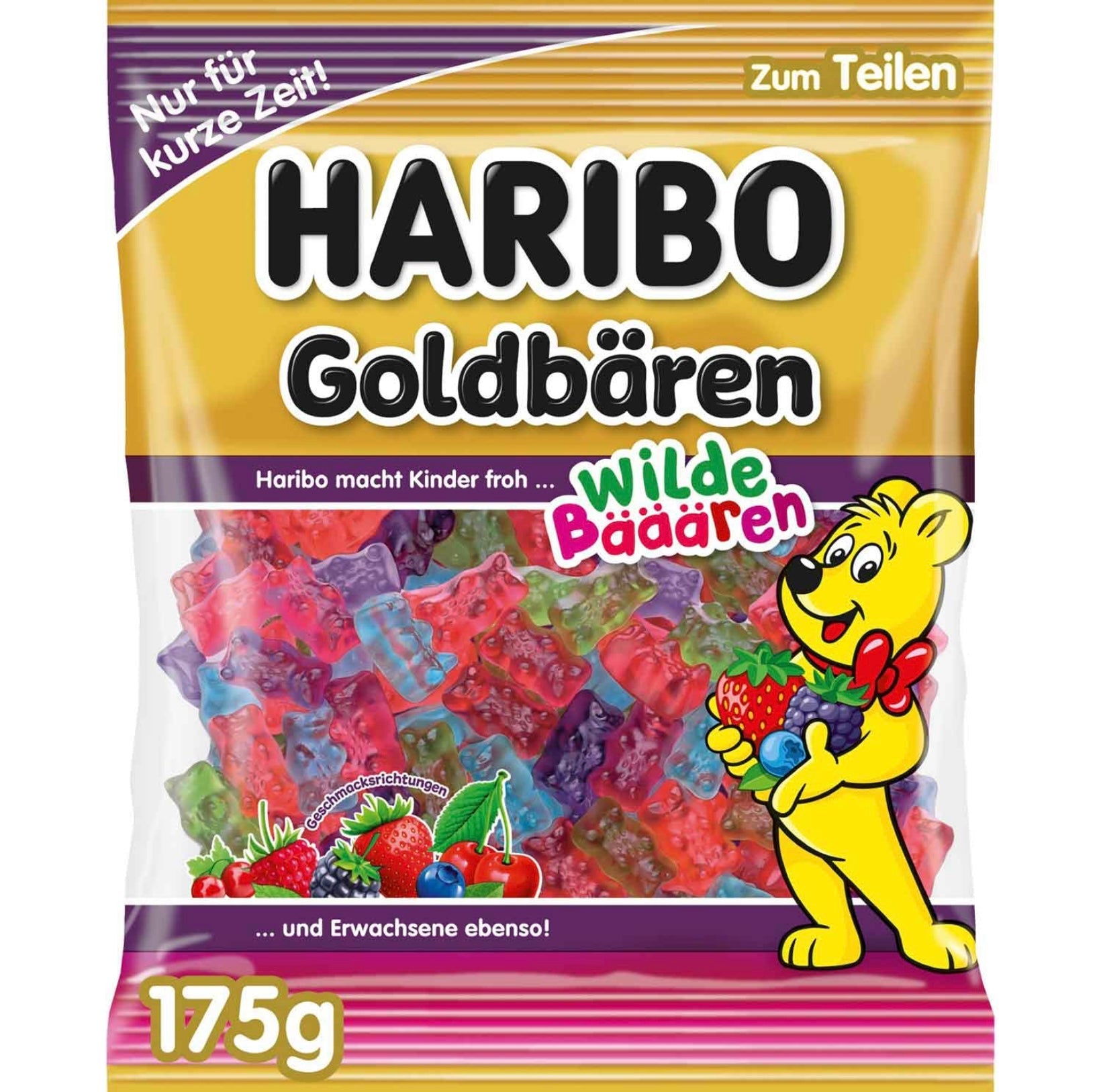 Haribo - Goldbären Wilde Bären 175g - snackverse.ch