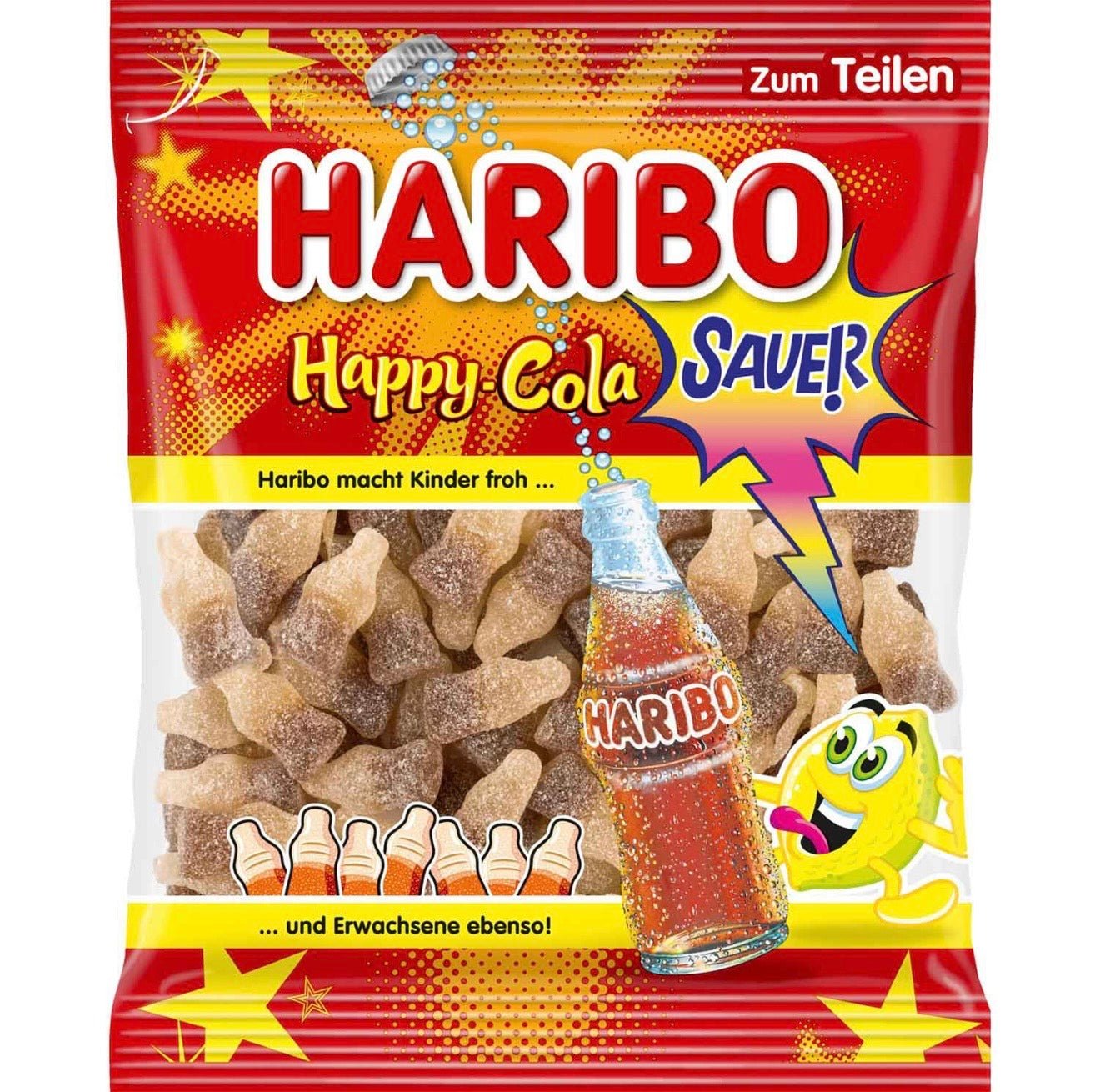 Haribo - Happy Cola sauer 175g - snackverse.ch