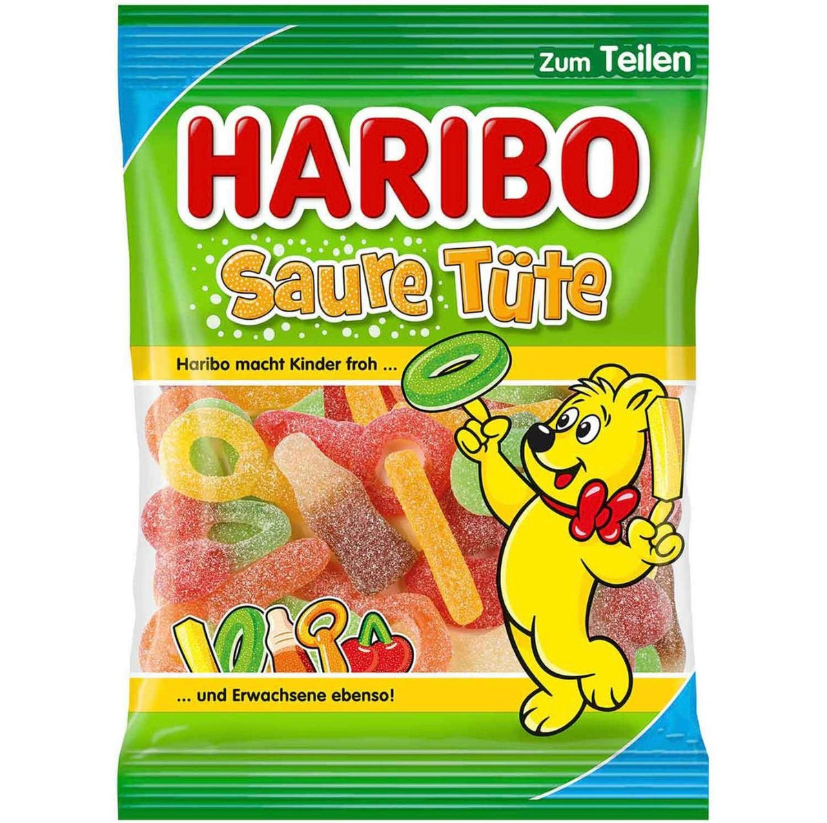 Haribo - Saure Tüte 175g - snackverse.ch