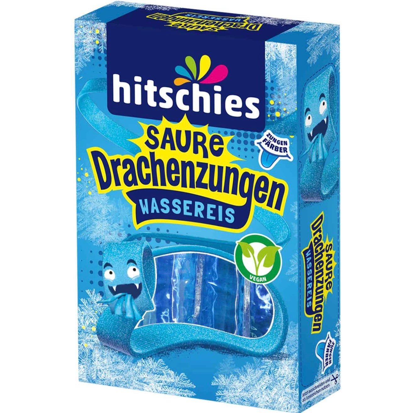 Hirsches - Saure Drachenzungen Wassereis 10x40g - snackverse.ch