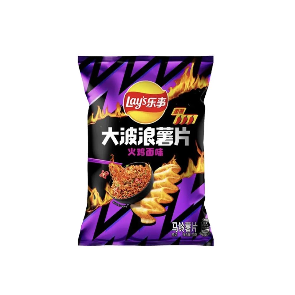 Lay's - Big Waves Spicy Chicken Noodles 70g - snackverse.ch