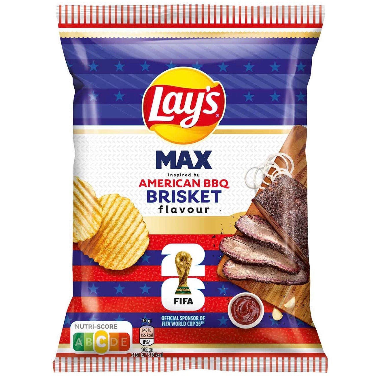 Lay's - Max American Style BBQ Brisket 100g - snackverse.ch