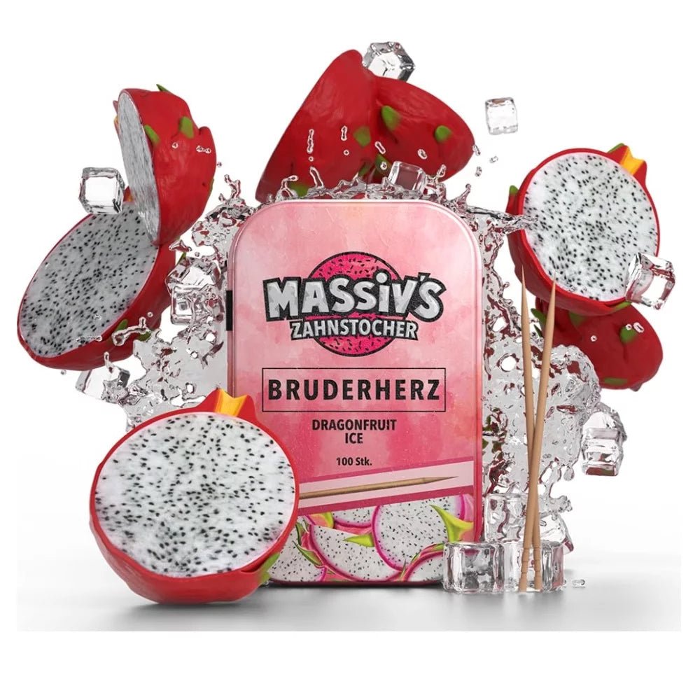 Massiv's Zahnstocher - Bruderherz Dragonfruit Ice 100Stk. - snackverse.ch