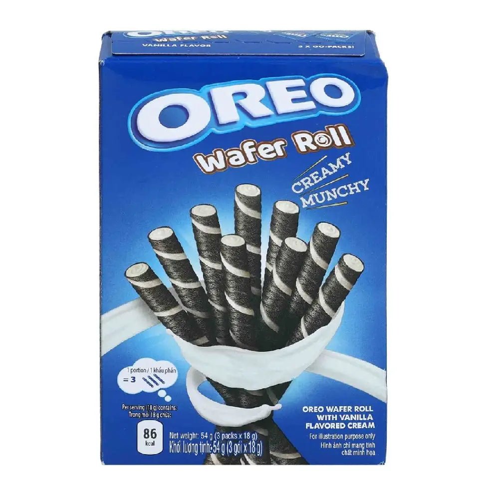 Oreo - Wafer Roll Vanilla 54g - snackverse.ch
