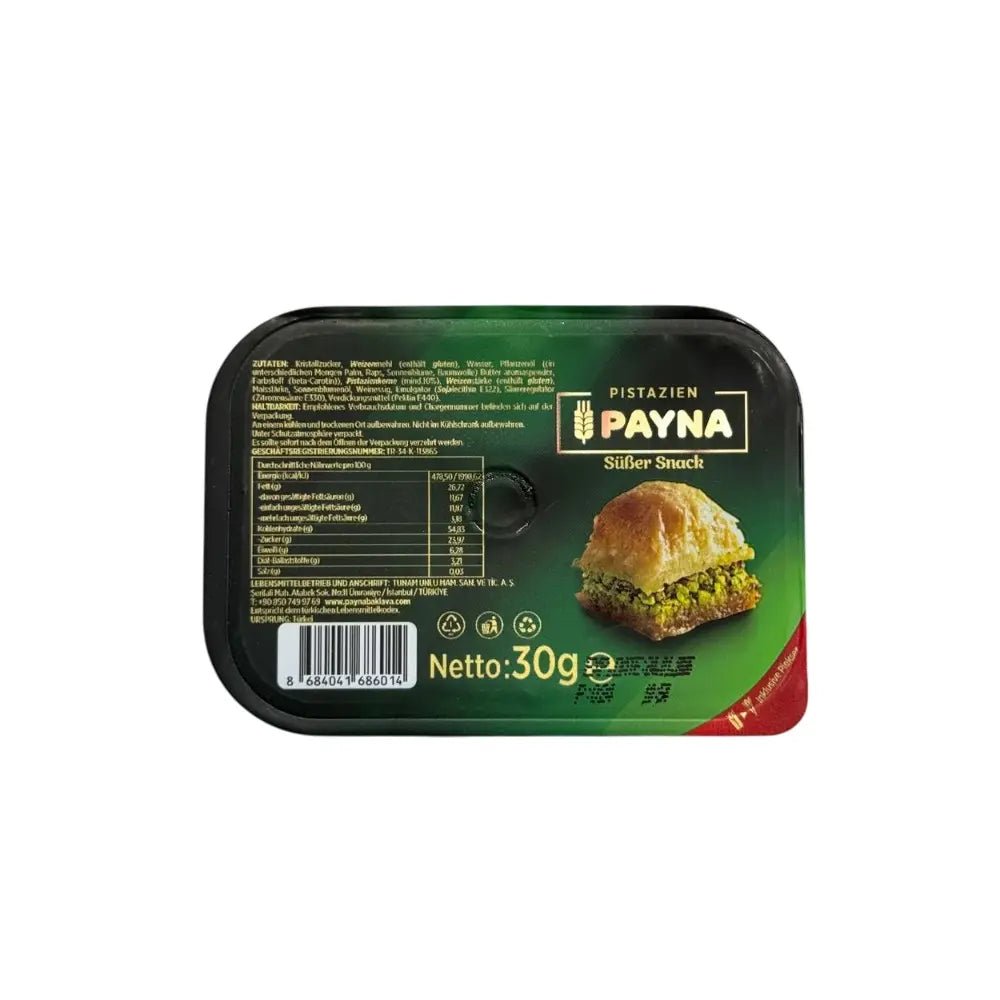 Payna - Baklava Pistazie 30g - snackverse.ch