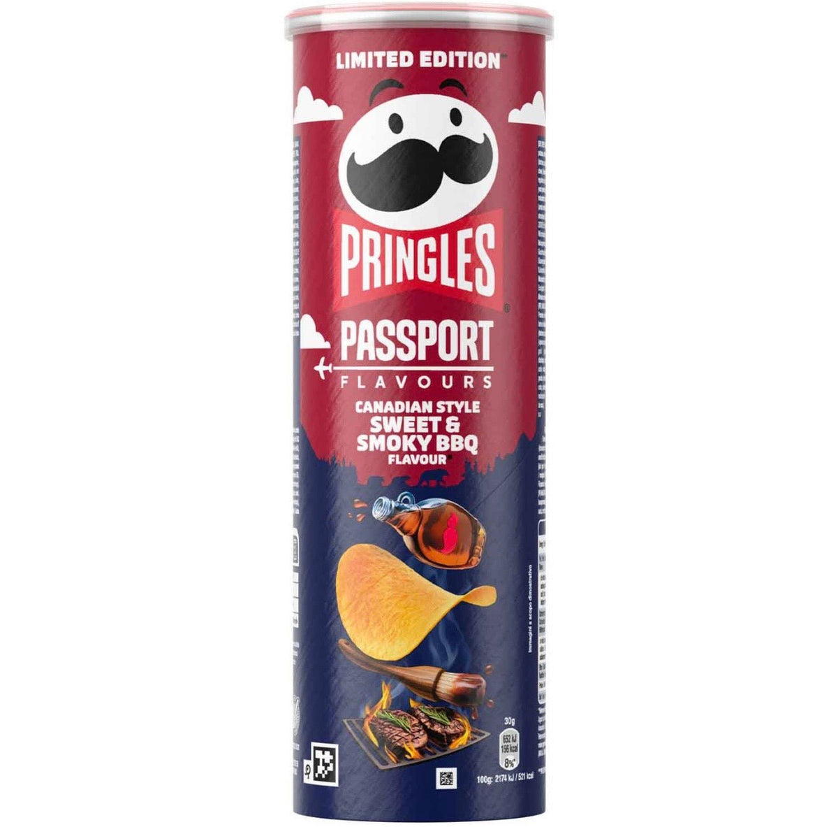 Pringles - Passport Canadian Style Sweet & Smoky BBQ 165g - snackverse.ch
