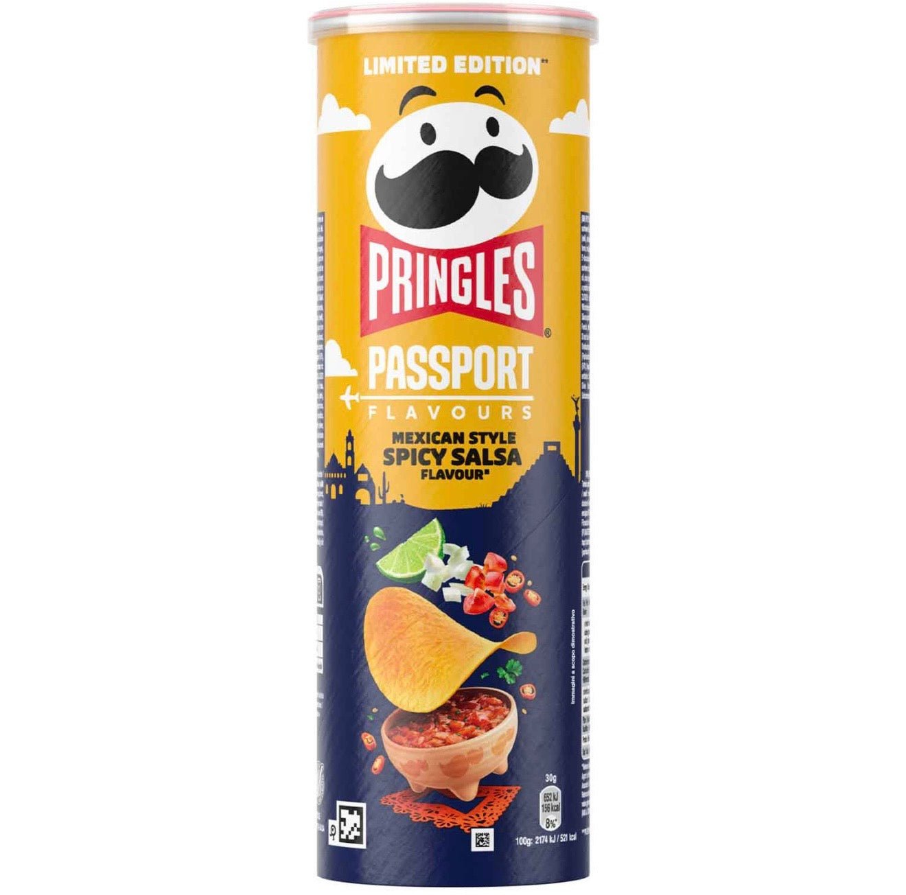 Pringles - Passport Flavours Mexican Style Spicy Salsa 165g - snackverse.ch