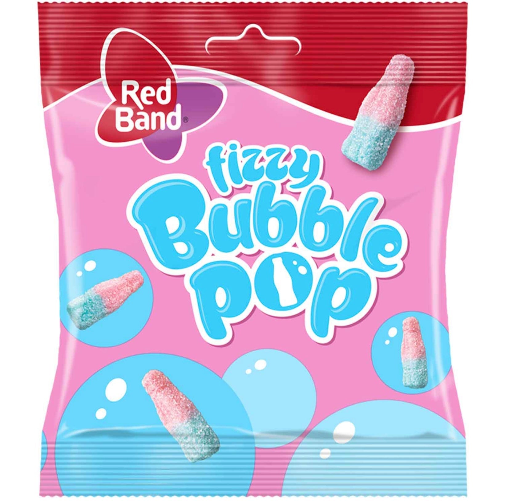 Red Band - Fizzy Bubble Pop 100g - snackverse.ch