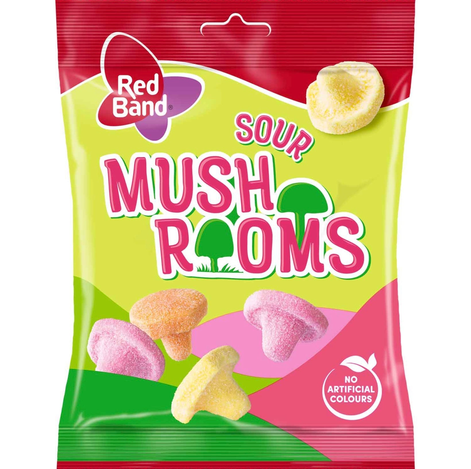 Red Band - Sour Mushrooms 100g - snackverse.ch