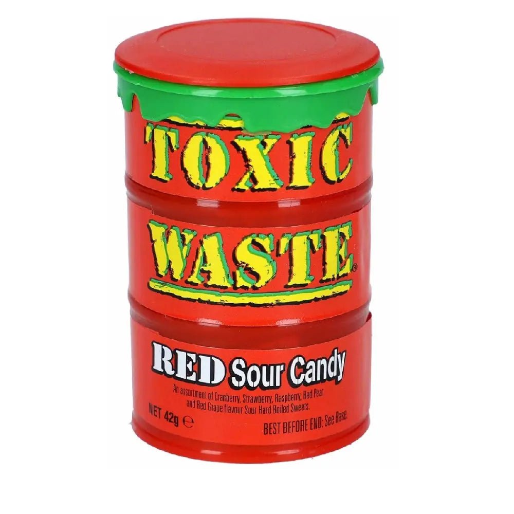 Toxic Waste - Red Sour Candy 42g - snackverse.ch