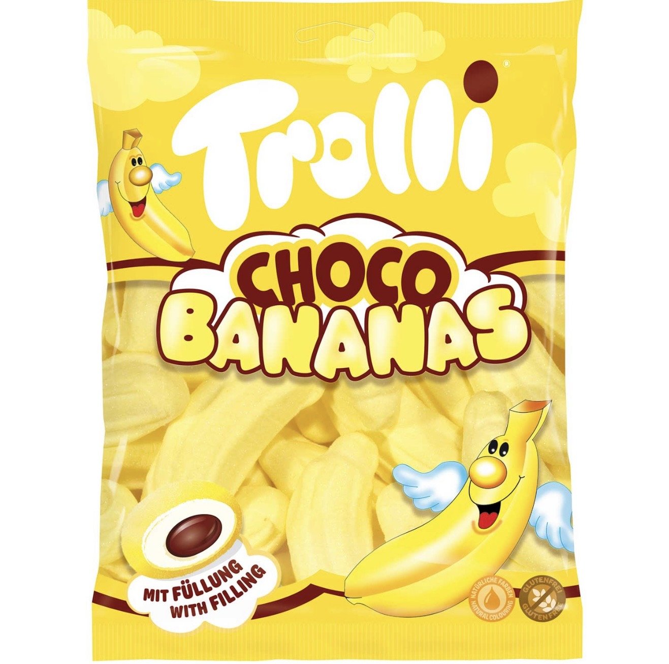 Trolli - Choco Bananas 150g - snackverse.ch