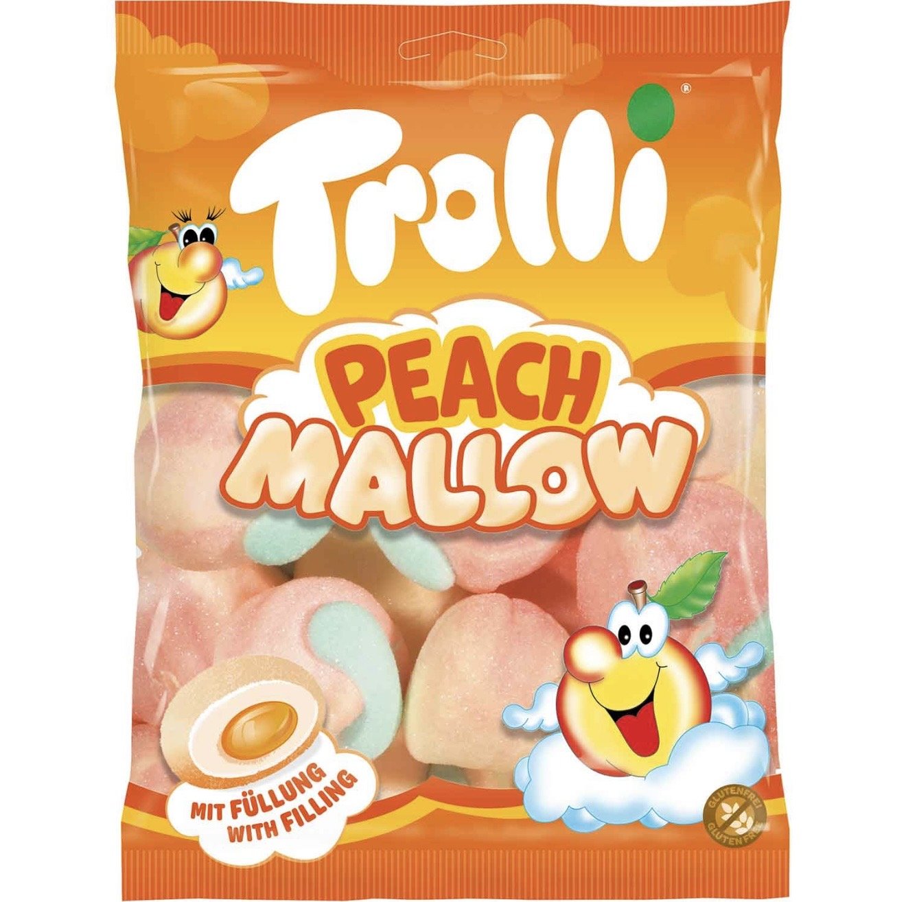 Trolli - Peach Mallow 150g - snackverse.ch