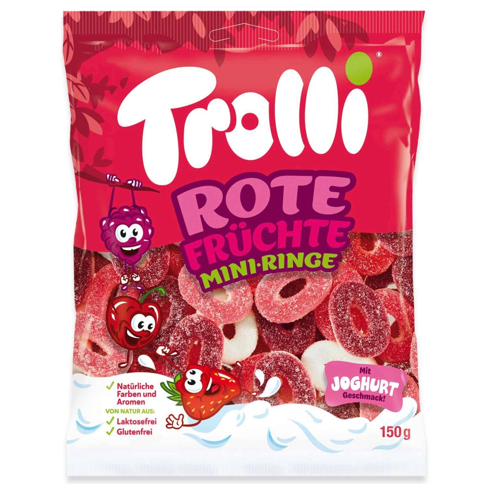 Trolli - Rote Früchte Mini - Ringe 150g - snackverse.ch