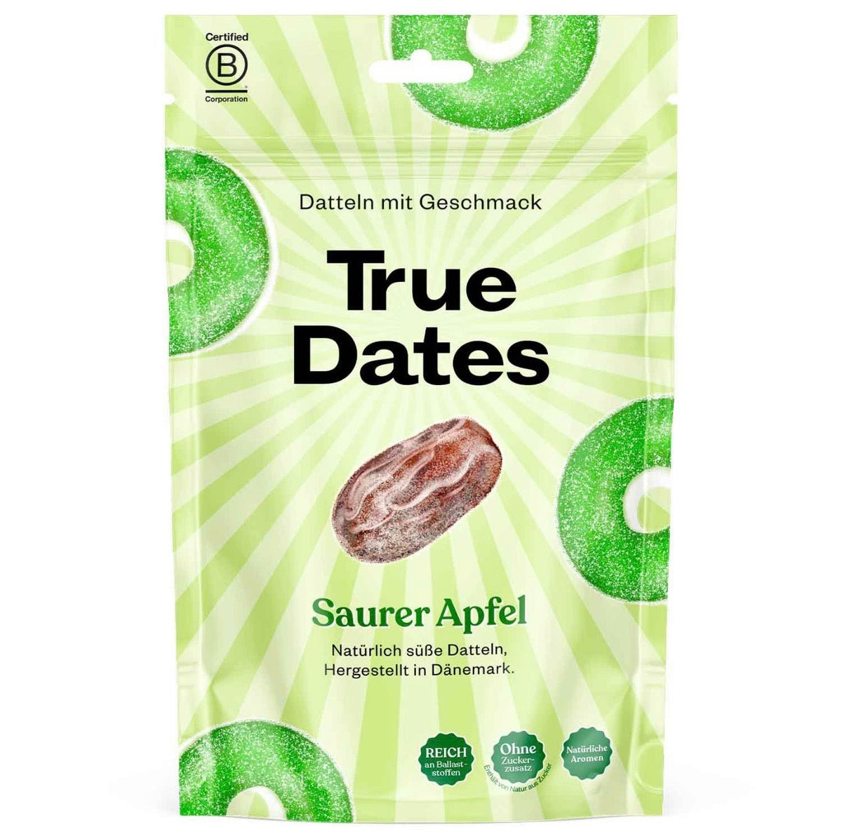 True Dates - Sour Apple 100g - snackverse.ch