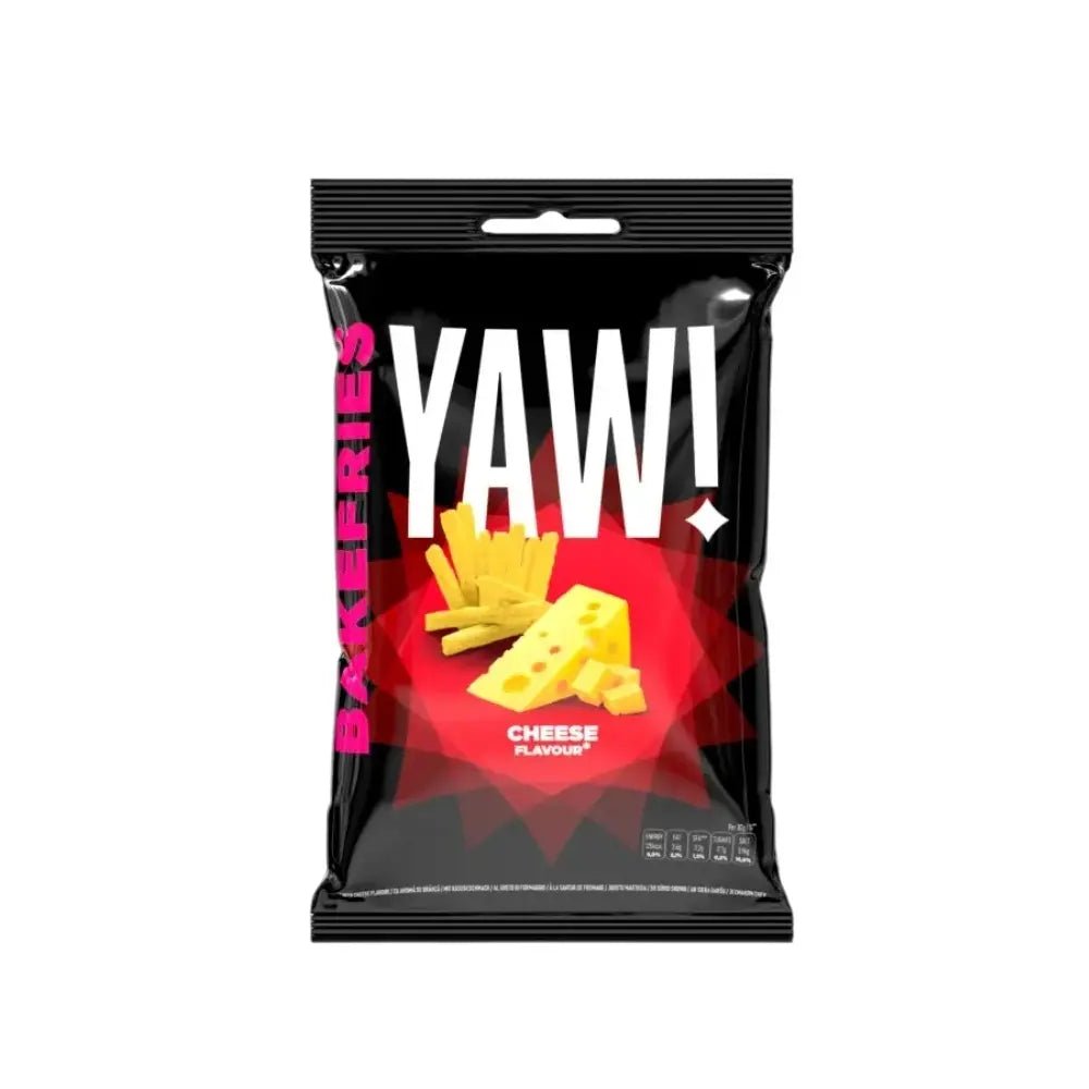 Yaw - Bake Fries Cheese 40g - snackverse.ch